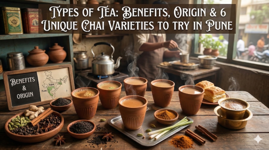 Types of Tea: Benefits, Origin & 6 Unique Chai Varieties to Try in Pune