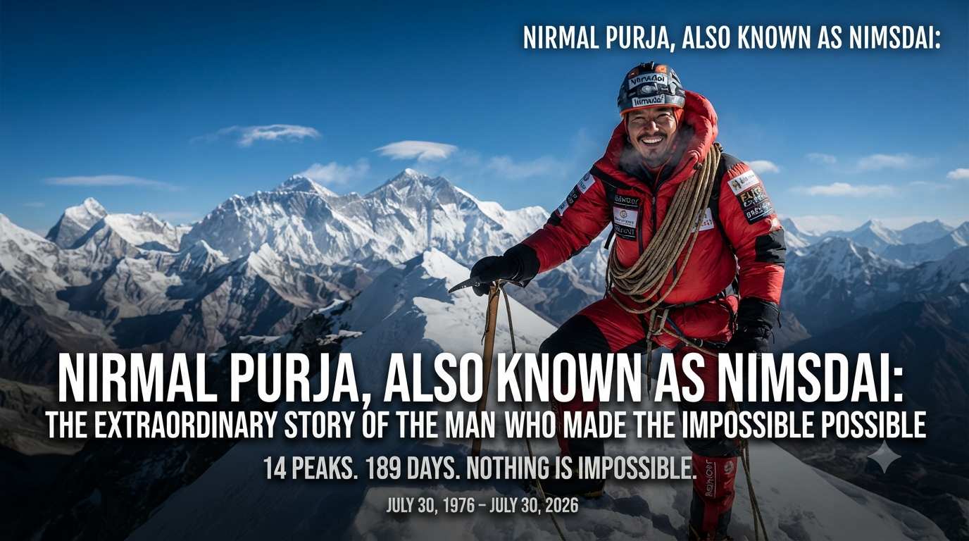 Nirmal Purja, Also Known as Nimsdai: The Extraordinary Story of the Man Who Made the Impossible Possible
